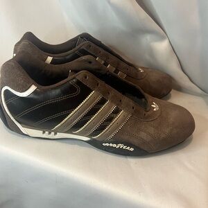 Vintage Adidas Men's Brown Suede Goodyear Racing Shoes